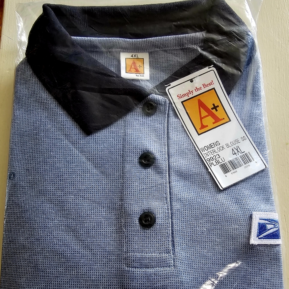 Womens Size 4x Postal Clerk Shirt